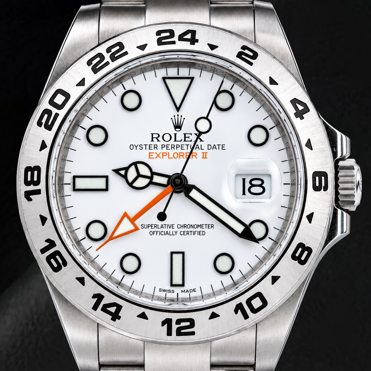Rolex Explorer II 216570 42mm Polar White Dial Stainless Steel Watch