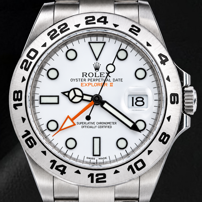 Rolex Explorer II 216570 42mm Polar White Dial Stainless Steel Watch