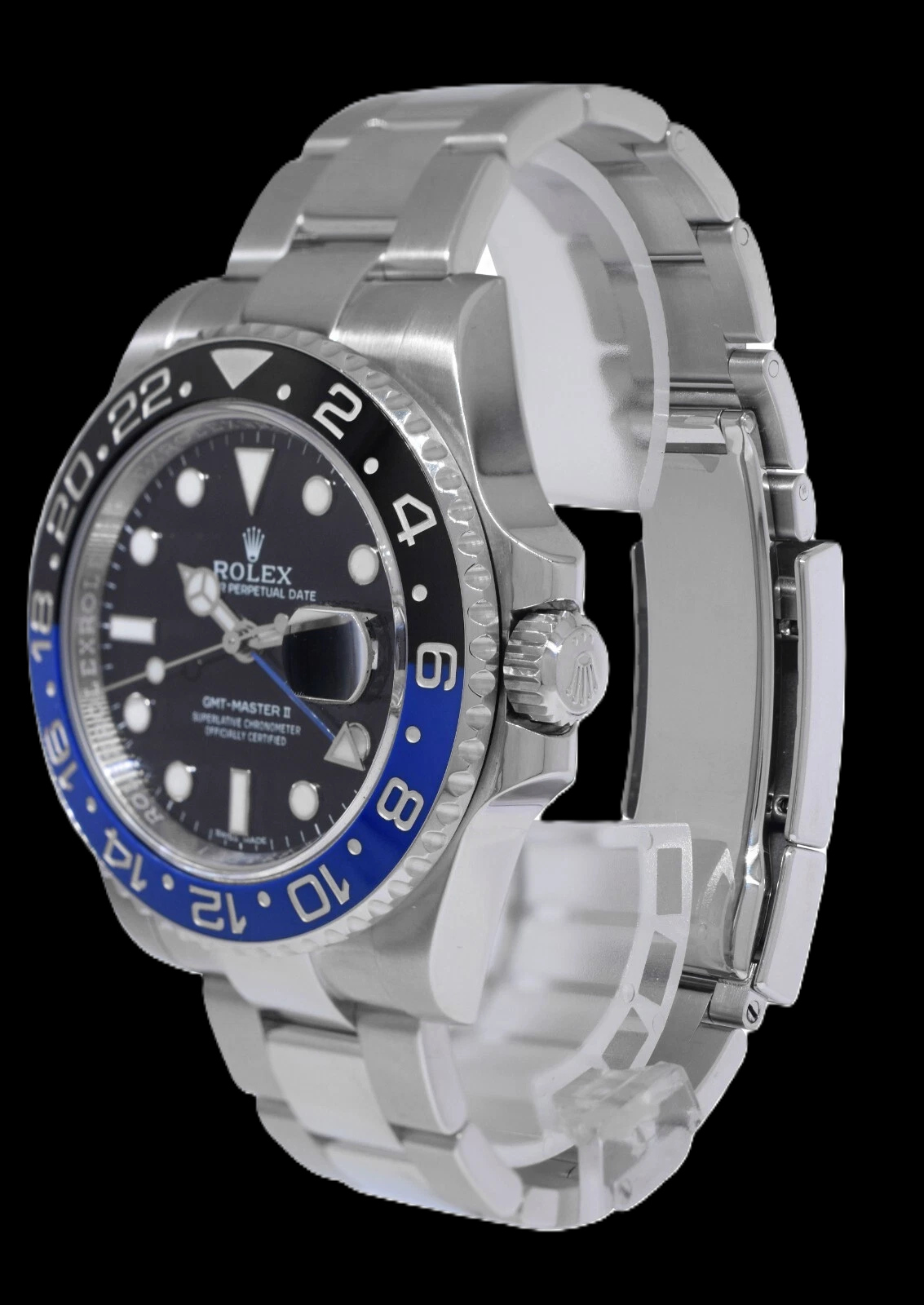 Rolex GMT-Master II 116710BLNR 40MM Batman Black Dial Stainless Steel Watch