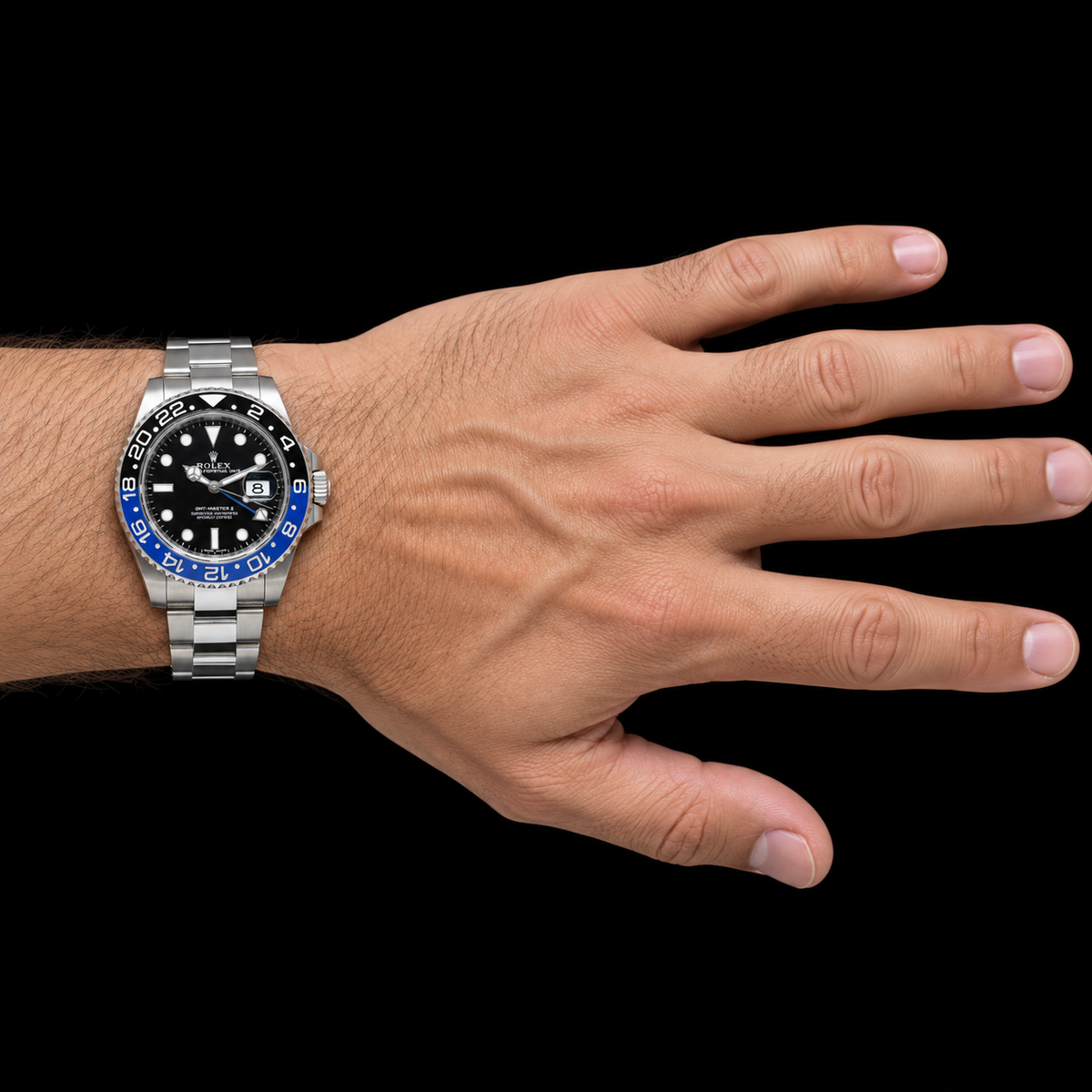 Rolex GMT-Master II 116710BLNR 40MM Batman Black Dial Stainless Steel Watch