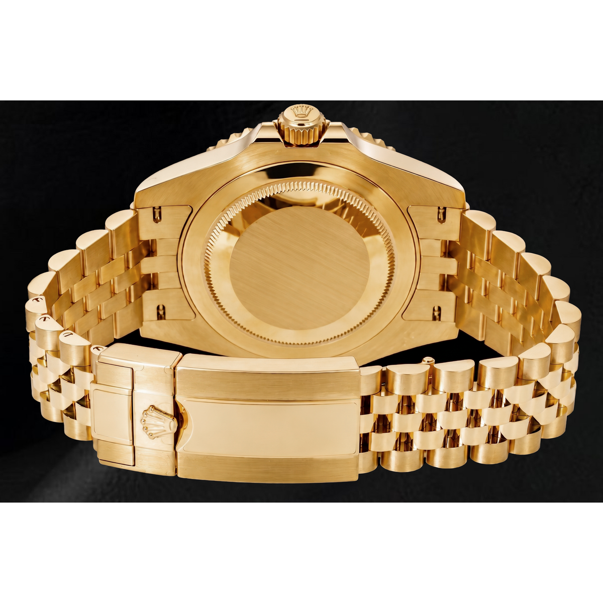 Rolex GMT-Master II 126718GRNR 40mm Black Luminous Dial Yellow Gold Watch