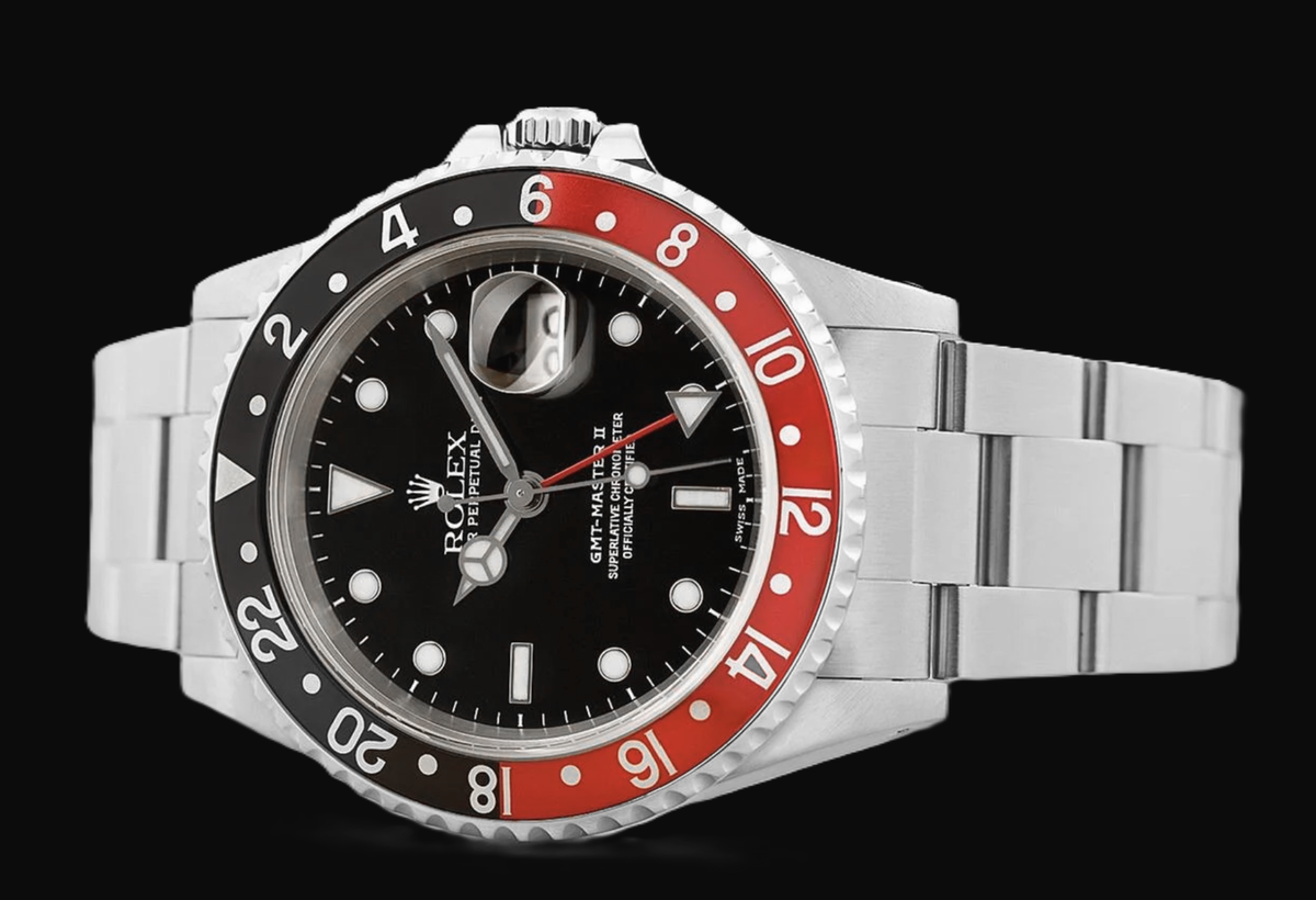Rolex GMT-Master II 16710 40MM Black Luminous Dial Stainless Steel Watch