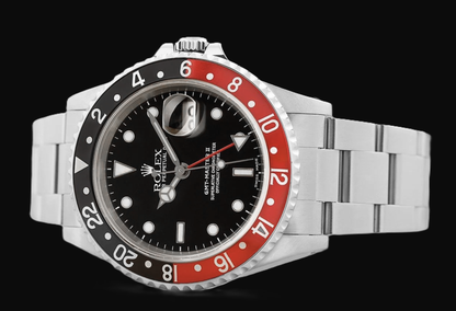 Rolex GMT-Master II 16710 40MM Black Luminous Dial Stainless Steel Watch