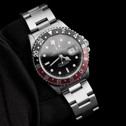 Rolex GMT-Master II 16710 40MM Black Luminous Dial Stainless Steel Watch