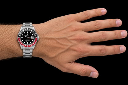 Rolex GMT-Master II 16710 40MM Black Luminous Dial Stainless Steel Watch