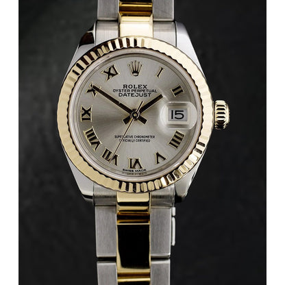 natural diamond watch front view