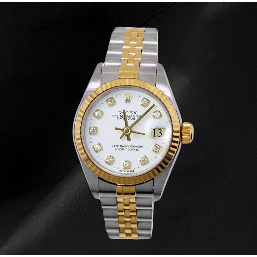 Rolex Ladies Datejust 26mm Yellow Gold & Stainless Steel 2002 Year Watch