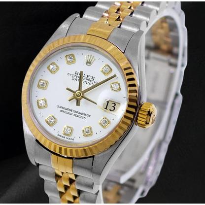 Rolex Ladies Datejust 26mm Yellow Gold & Stainless Steel 2002 Year Watch