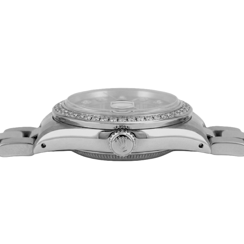 Rolex Ladies Watch Oyster Bracelet Gorgeous Date Just Rolex