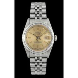 Rolex Lady-Datejust 26mm Champagne Dial Stainless Steel Watch