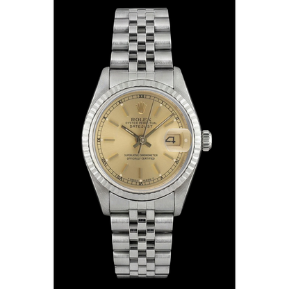 Rolex Lady-Datejust 26mm Champagne Dial Stainless Steel Watch