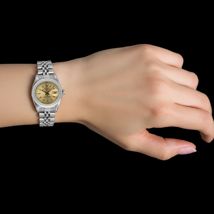 Rolex Lady-Datejust 26mm Champagne Dial Stainless Steel Watch P2