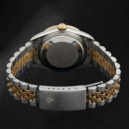 Rolex Lady 31mm Datejust Blue Luminous Dial Watch