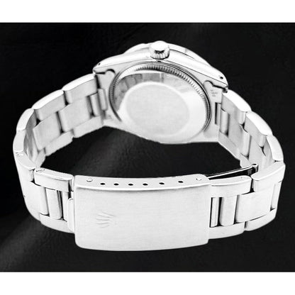 Rolex Lady Datejust 26 mm White Mother Of Pearl Diamond Dial Stainless Steel Watch