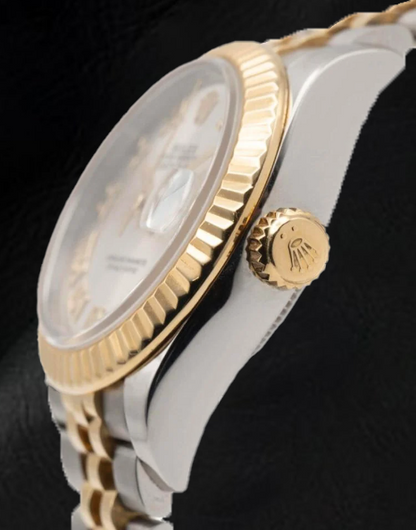 Rolex Lady Datejust 28mm 279173 Silver Roman Dial Two Tone Watch