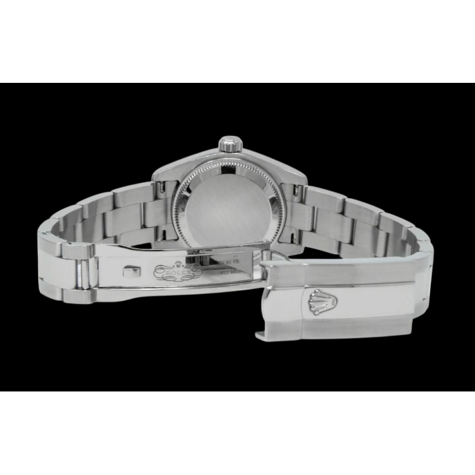 Rolex Lady Datejust 31mm Purple Diamond Dial Stainless Steel Watch