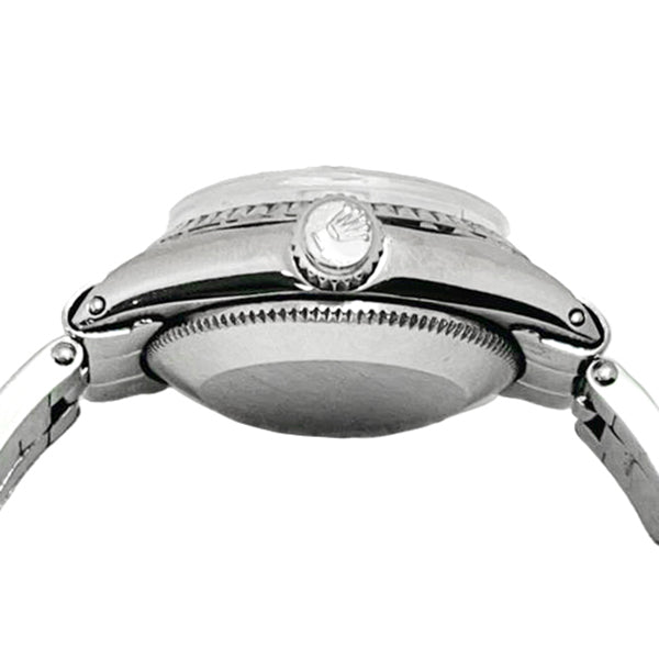 Rolex Lady Datejust Black Stick Dial 26 mm Staiinless Steel Watch