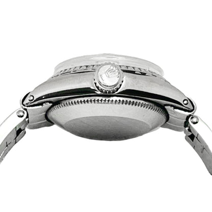 Rolex Lady Datejust Black Stick Dial 26 mm Staiinless Steel Watch