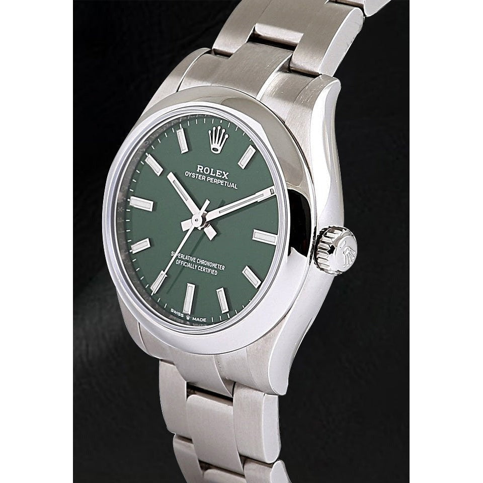 31mm Green Luminous Dial Steel