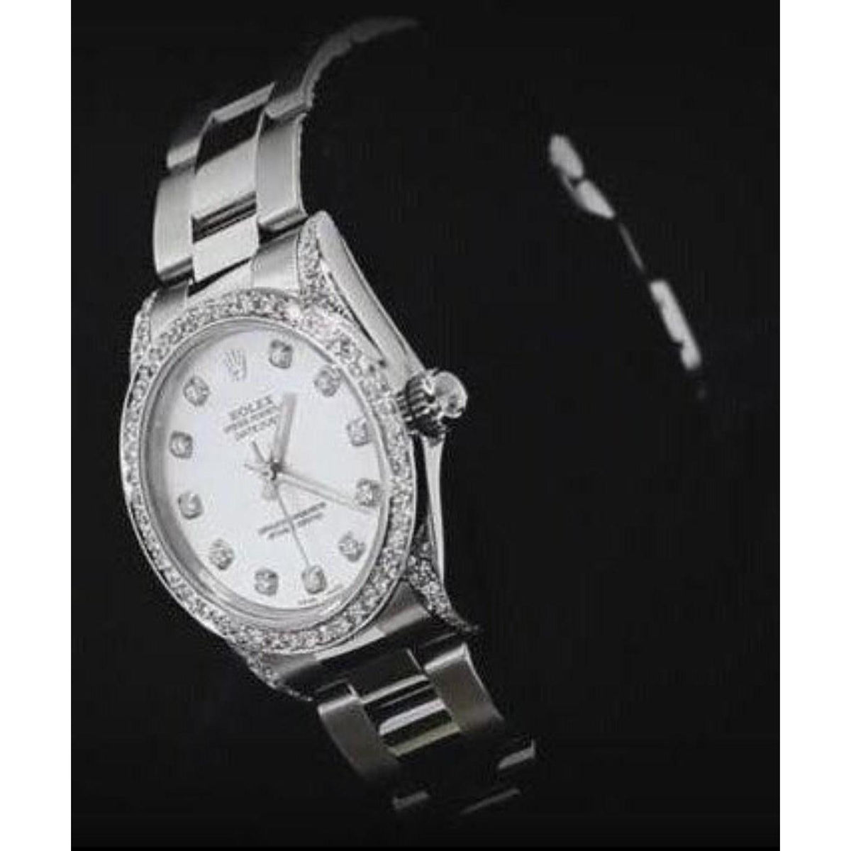 Midsize Watch Custom Diamond Bezel