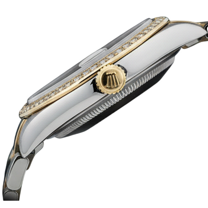 natural pearl watch side angle