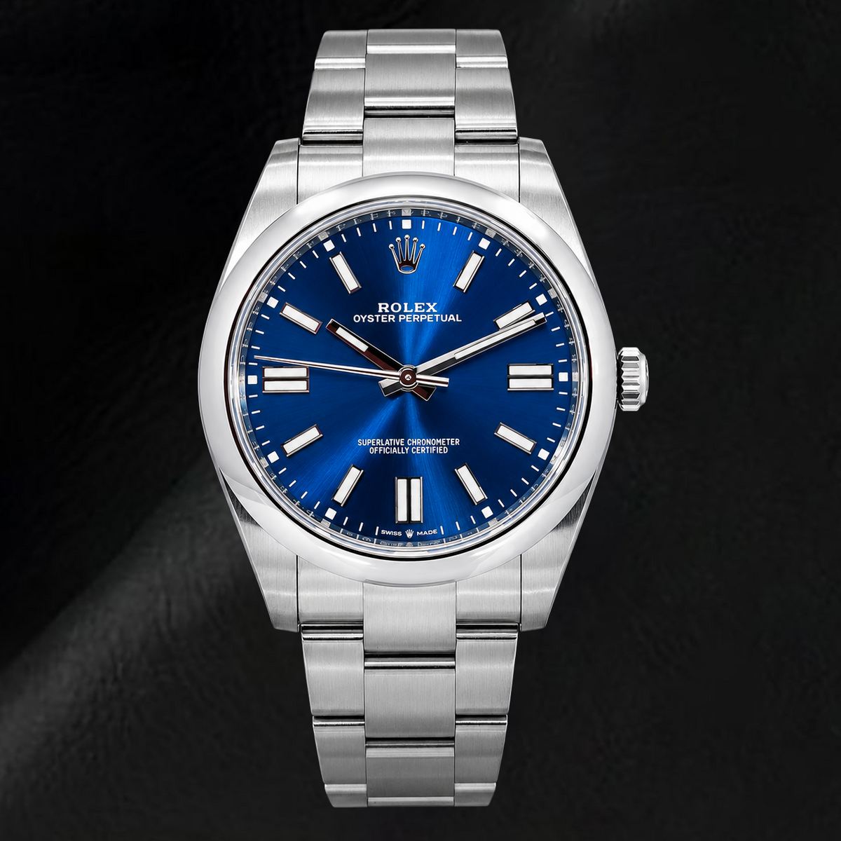 Rolex Oyster Perpetual 124300 41mm Blue Luminous Dial Stainless Steel Watch