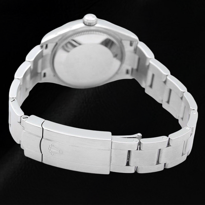 Rolex Oyster Perpetual 31mm Coral Red Luminous Dial Steel Men's Watch