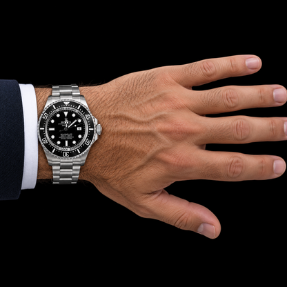 Rolex Sea-Dweller Deepsea 44mm 116660 Black Dial Stainless Steel Watch