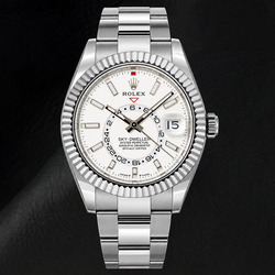 Rolex Sky-Dweller 336934 42mm White Luminous Dial Stainless Steel Watch