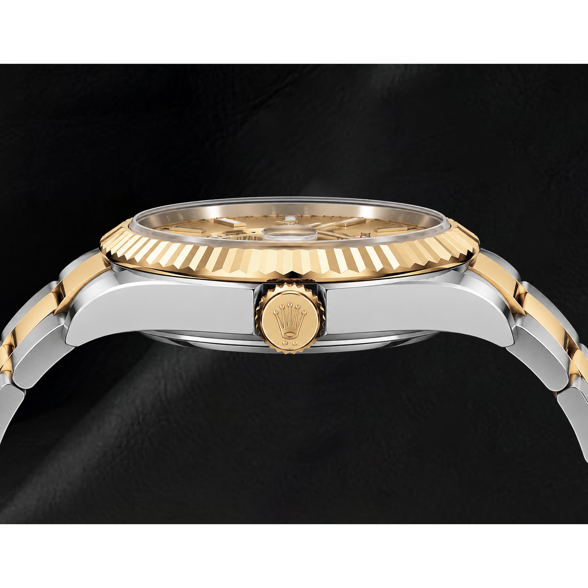Rolex Sky Dweller 326933 42mm Champagne Dial Two Tone Watch