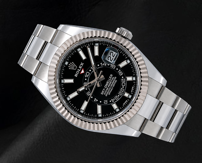 Rolex Sky Dweller 326934 Black Dial 42mm Stainless Steel Oyster Bracelet Watch