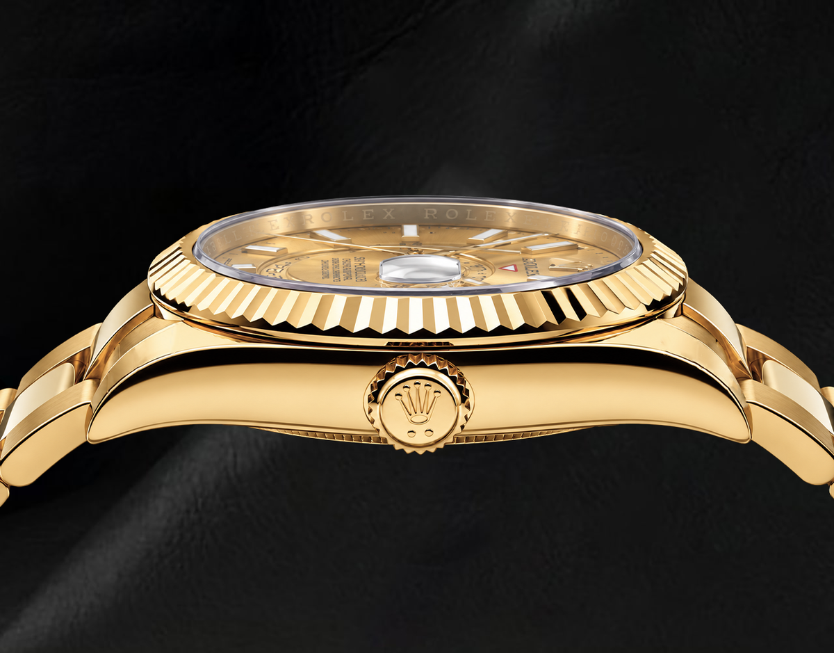 Rolex Sky Dweller 326938 42mm Champagne Dial Yellow Gold Watch