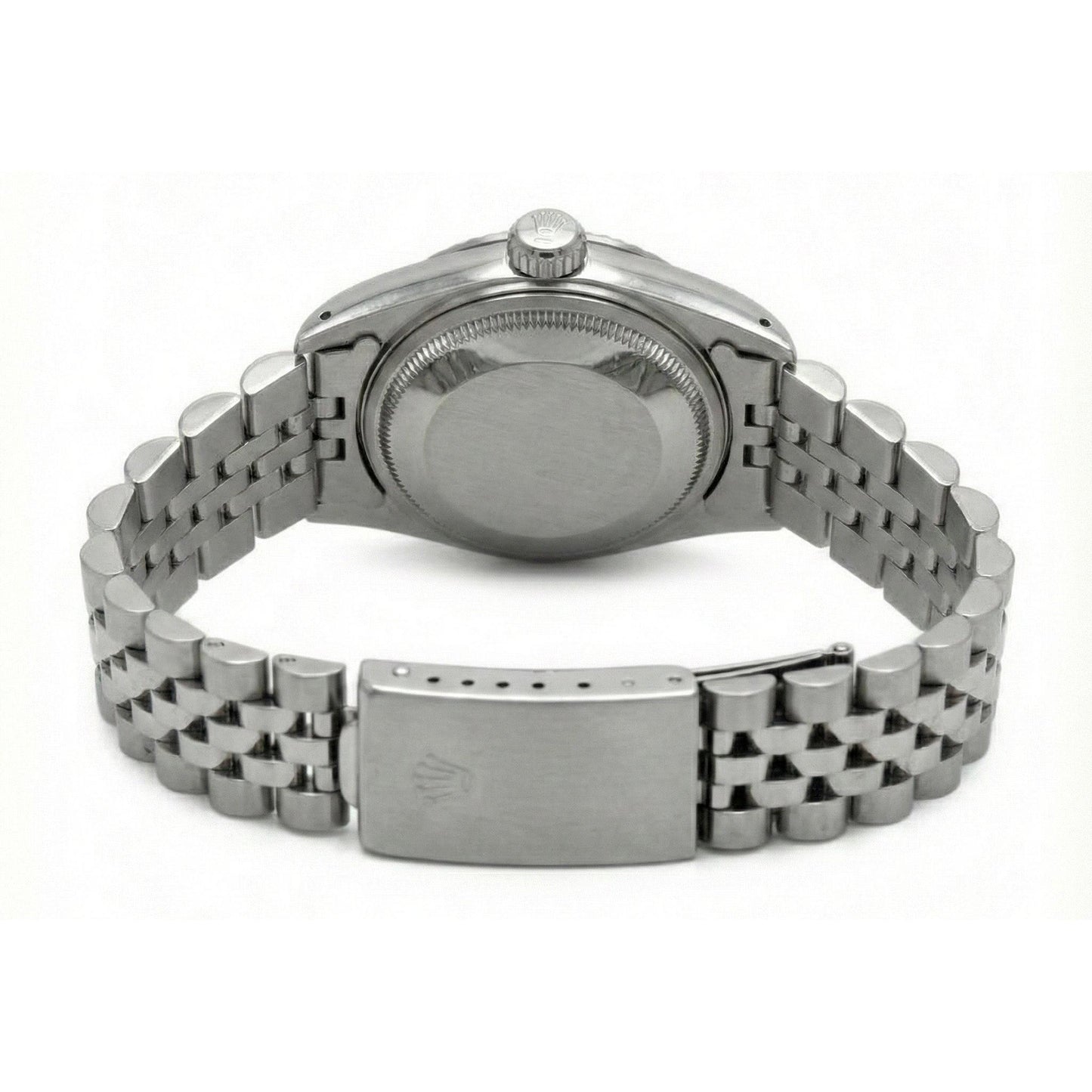 Rolex Stainless Steel Jubilee Bracelet Diamond Dial Datejust Watch