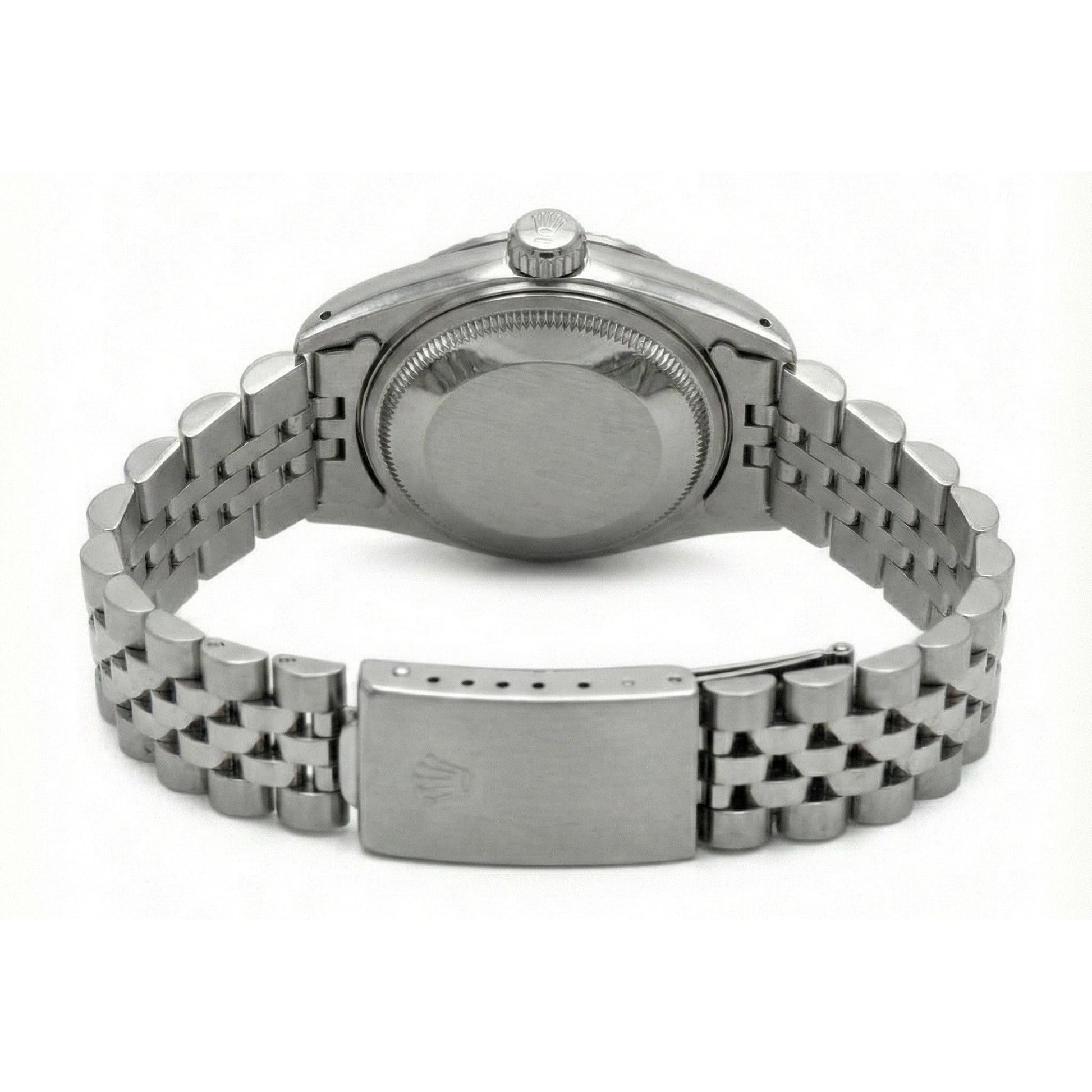 Rolex Stainless Steel Jubilee Bracelet Diamond Dial Datejust Watch