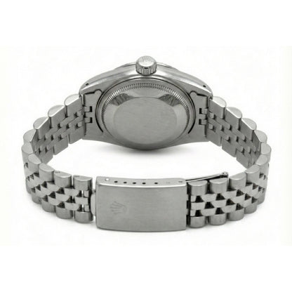 Rolex Stainless Steel Jubilee Bracelet Diamond Dial Datejust Watch