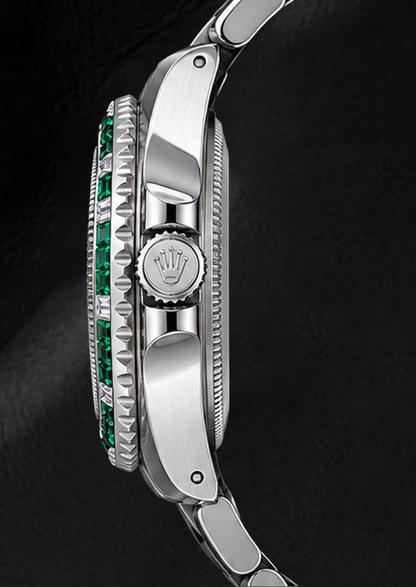 Rolex Submariner40 mm 16800 Green Luminous Dial Stainless Steel Watch