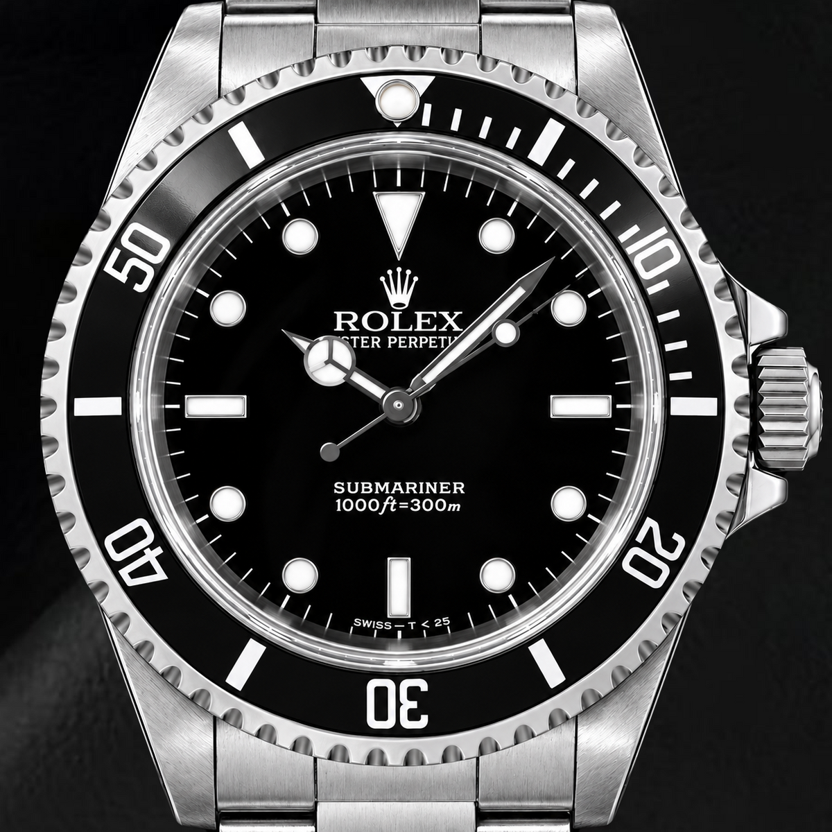 Rolex Submariner 14060 40mm Black Luminous Dial Stainless Steel Watch