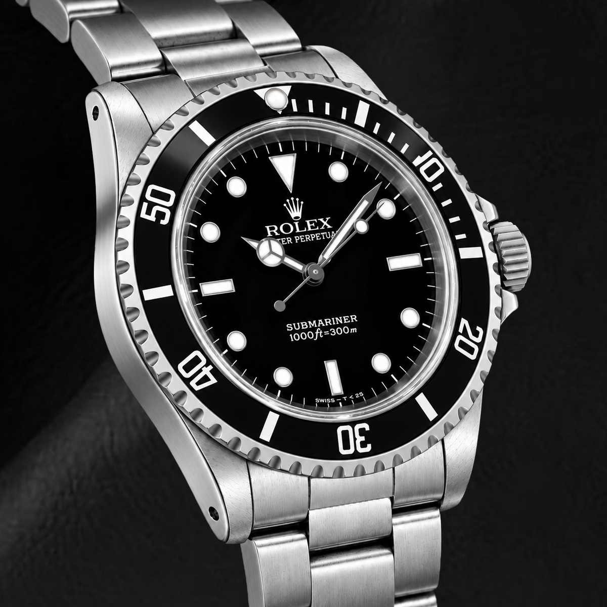 Rolex Submariner 14060 40mm Black Luminous Dial Stainless Steel Watch