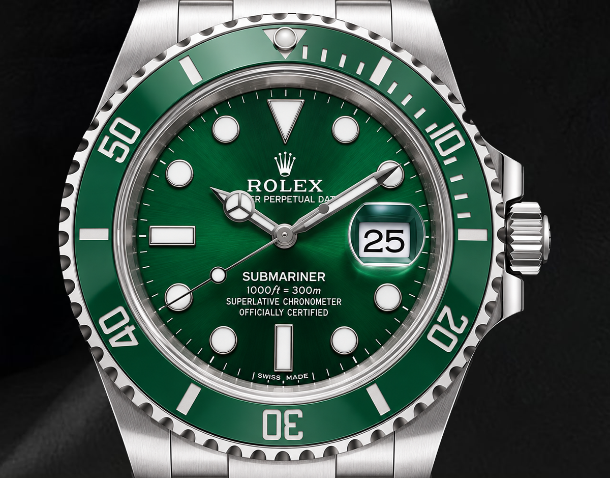 Rolex Submariner Date 116610LV Green Dial 40mm Stainless Steel Watch