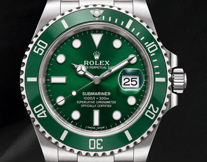 Rolex Submariner Date 116610LV Green Dial 40mm Stainless Steel Watch