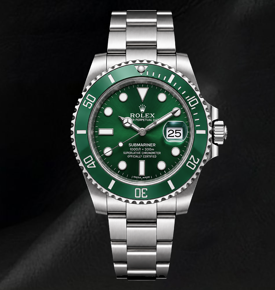 Rolex Submariner Date 116610LV Green Dial 40mm Stainless Steel Watch