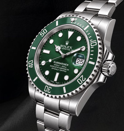 Rolex Submariner Date 116610LV Green Dial 40mm Stainless Steel Watch