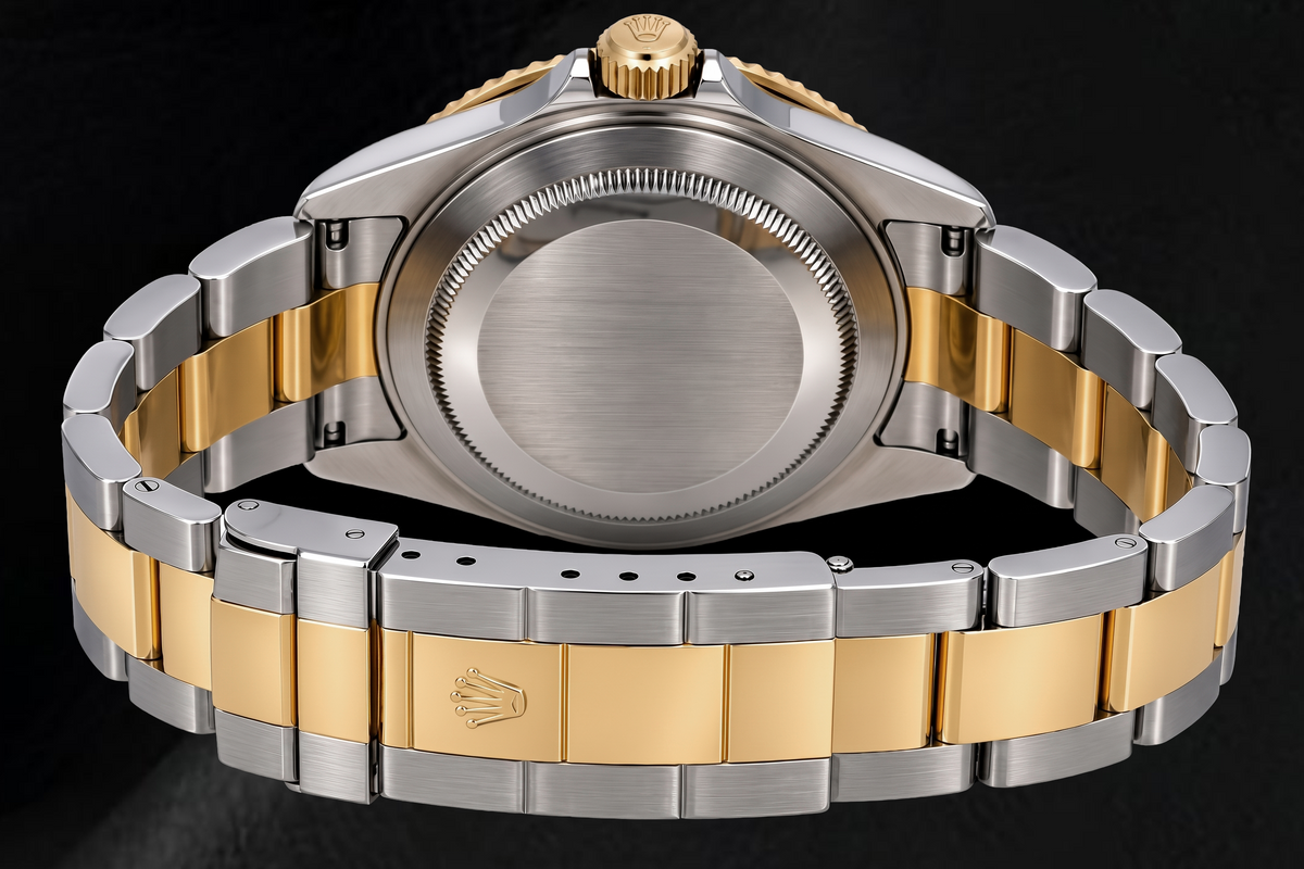 Rolex Submariner Date 16613 40mm Silver Diamond Dial Two Tone Watch