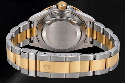 Rolex Submariner Date 16613 40mm Silver Diamond Dial Two Tone Watch