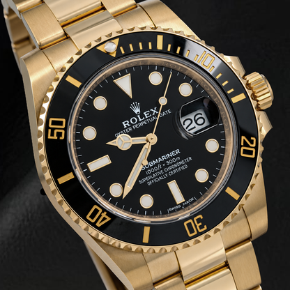 Rolex Submariner Date 40mm116618LN Black Dial Black Ceramic Bezel Watch