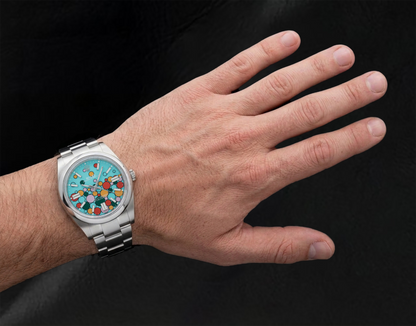 Rolex Turquoise Celebration Dial 124300 Stainless steel 41mm Watch