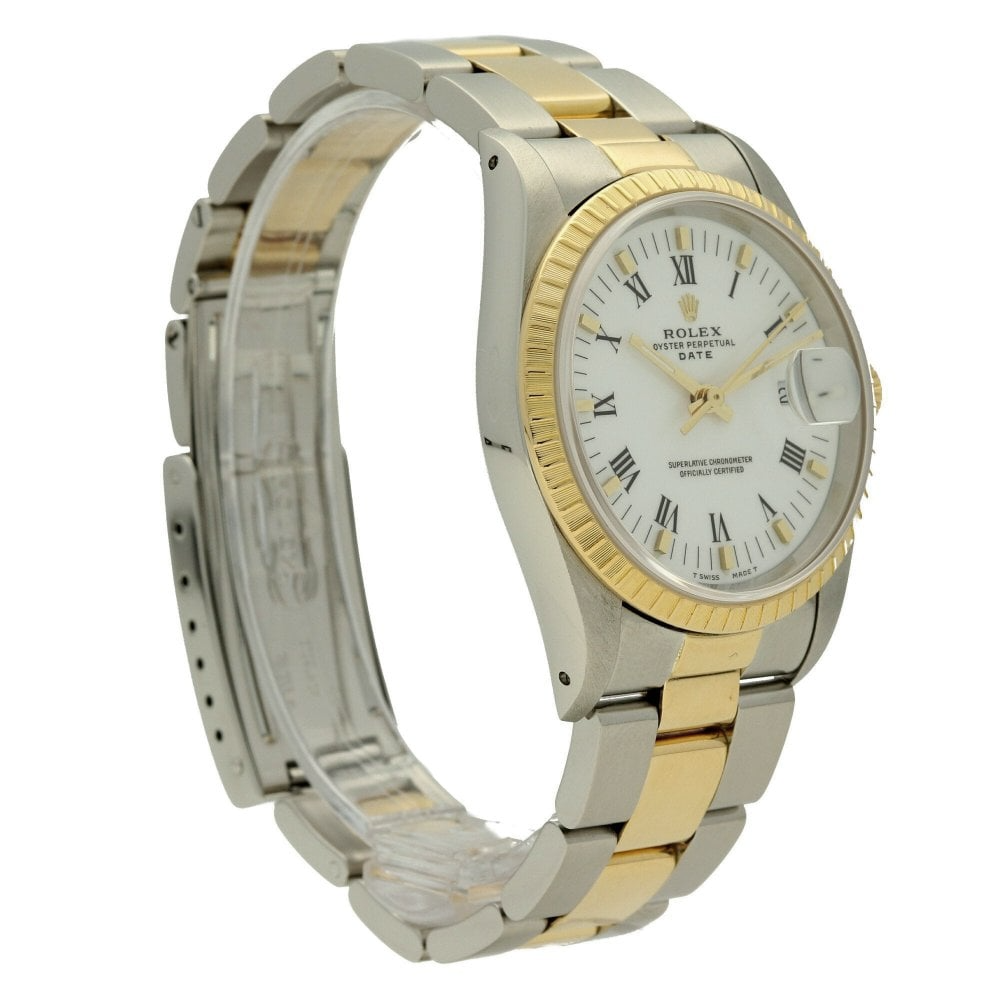 Rolex Two Tone Men Watch Oyster Bracelet Man