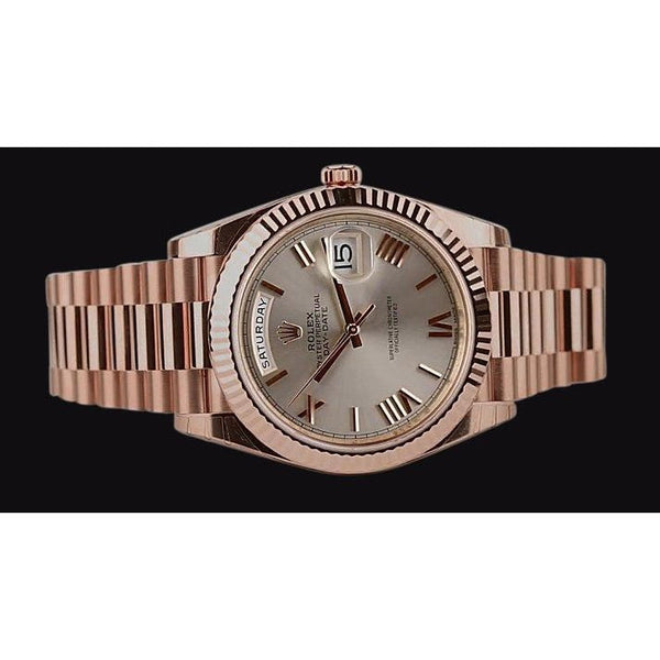 Pink Dial President Watch 