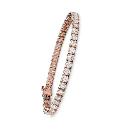 Rose Gold Lab Grown Diamond Bracelet For Women
