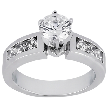 Round Natural Earth Mined Diamond Engagement Ring Jewelry New 1.70 Carats